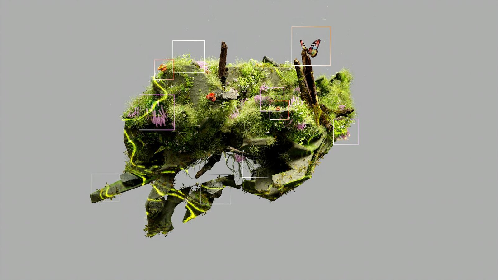an artist s illustration of artificial intelligence ai this image depicts how ai could help understand ecosystems and identify species it was created by nidia dias as part of the visua