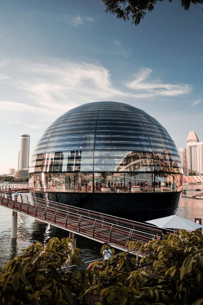 glass dome in singapore