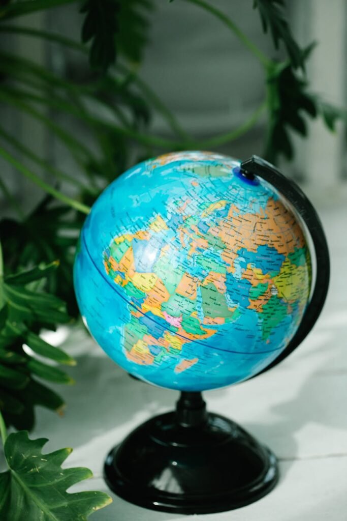 photo of a globe
