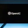 openai text on tv screen