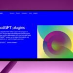 a tv screen displaying chatgpt