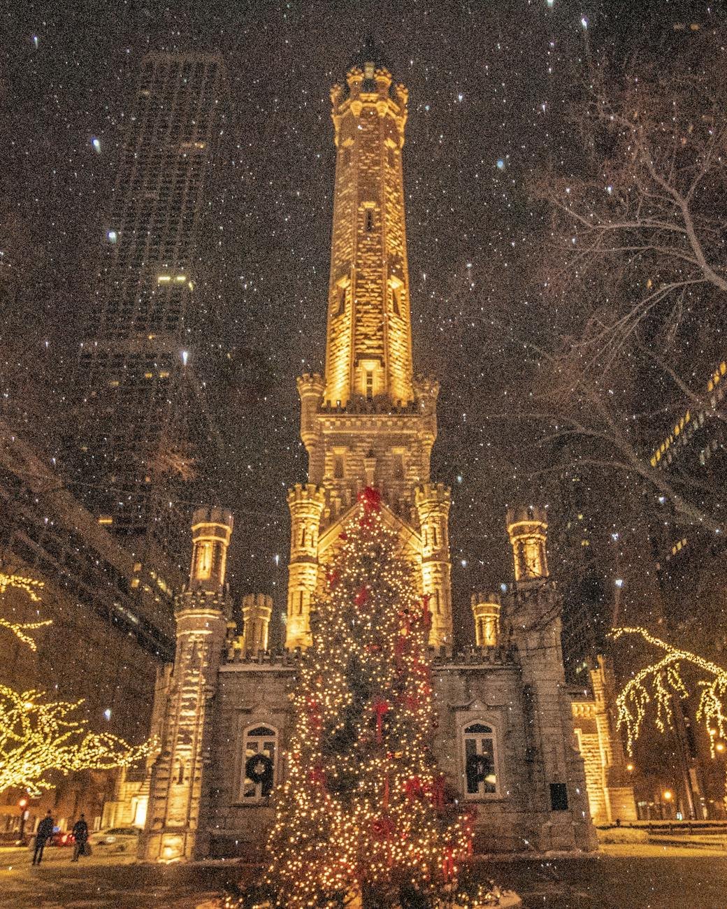 brown concrete tower building
