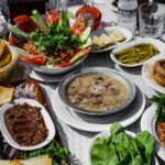 soup serve on a metal bowl