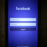 black samsung android smartphone showing facebook mobile application