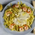 close up photo of pasta on plate